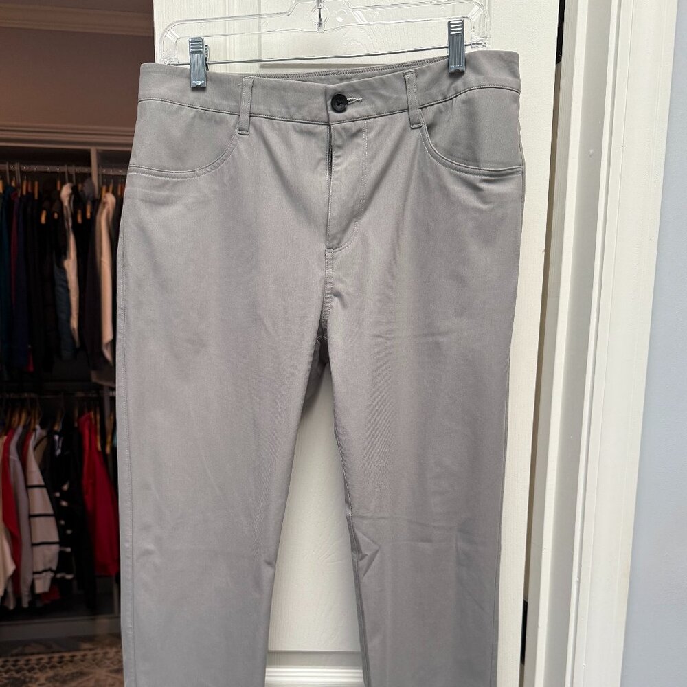 Men's Vuori Meta Pants - Steel - Size 32 X 32